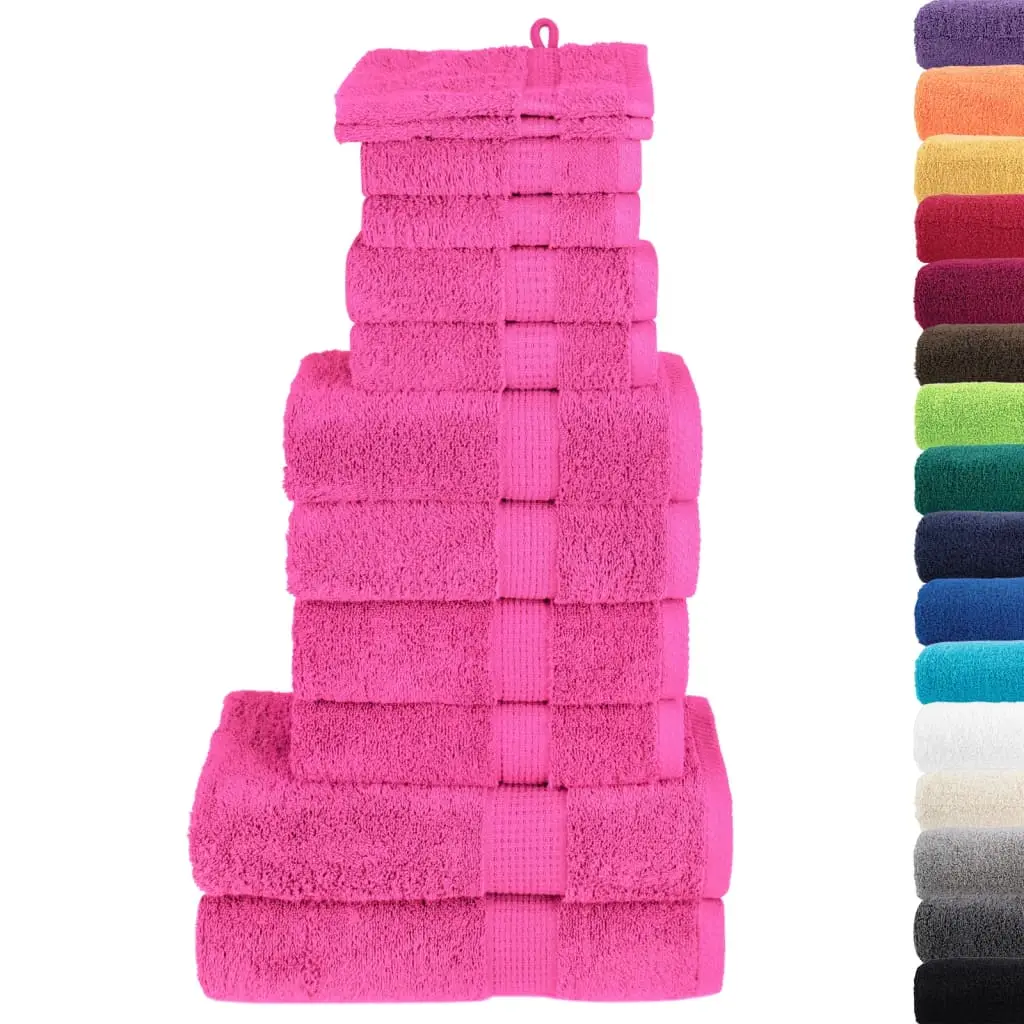 Ensemble de serviettes de qualité supérieure SOLUND 12 pcs rose Maison Chic