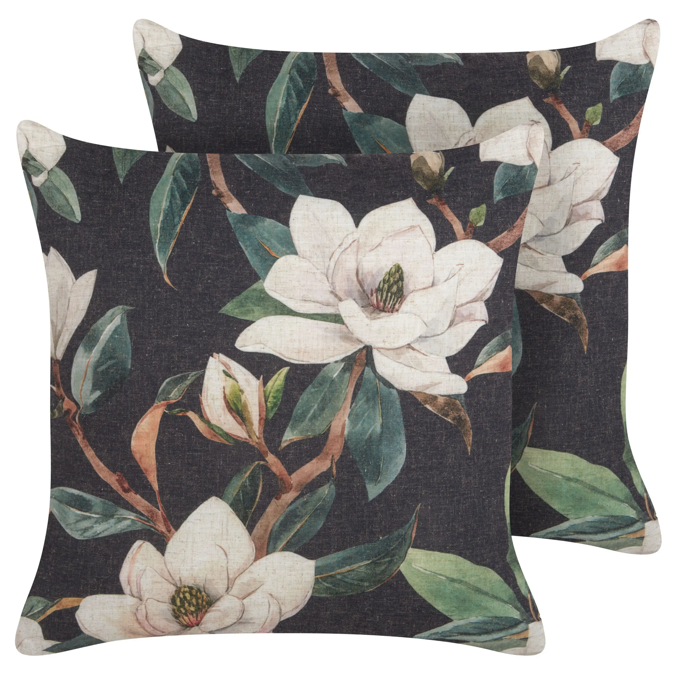 Coussin décoratif Polyester Noir ZAHRIYE – Beliani