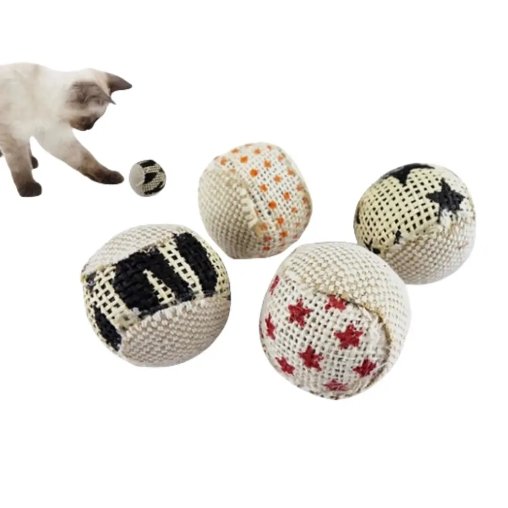 Ensemble de 4 balles pour chat MCBOSON