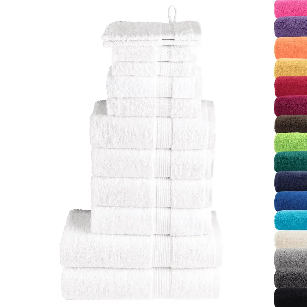 Ensemble de serviettes de qualité supérieure SOLUND 12 pcs blanc Maison Chic