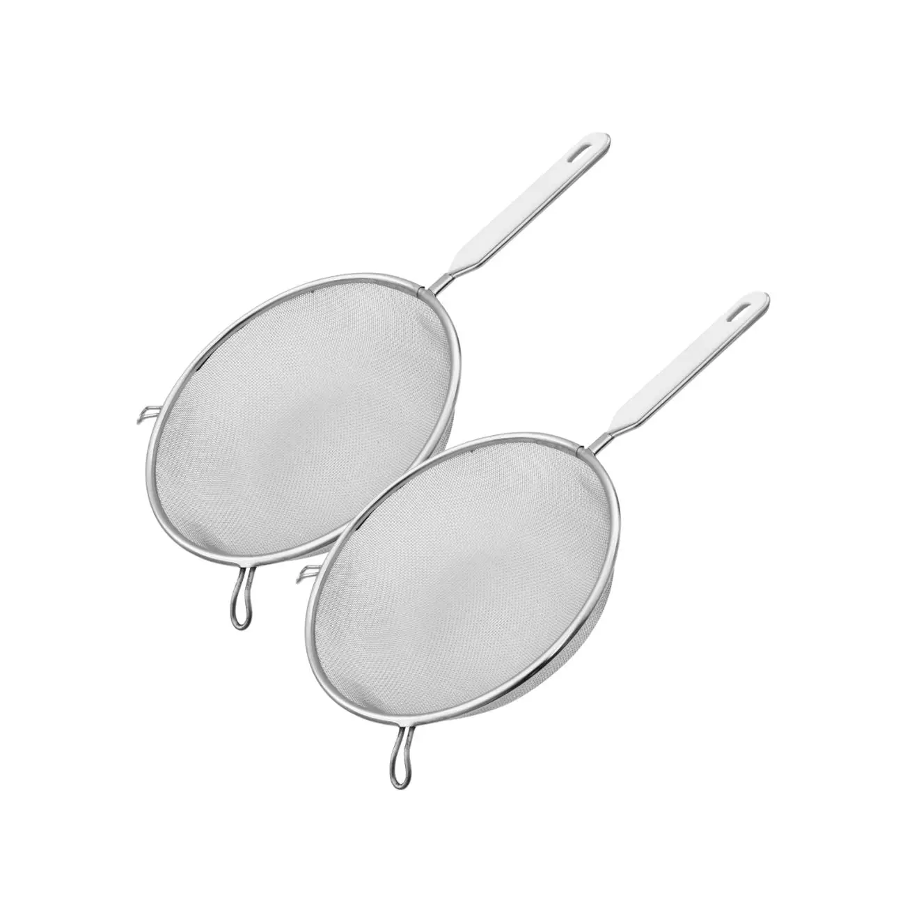 Set de 2 ustensiles de cuisine passoire en inox Fackelmann Basic