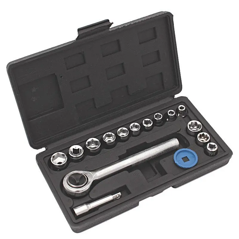Ensemble Clés A Douille Dans La Valise 17 Element 1/4 » 6-13 Mm