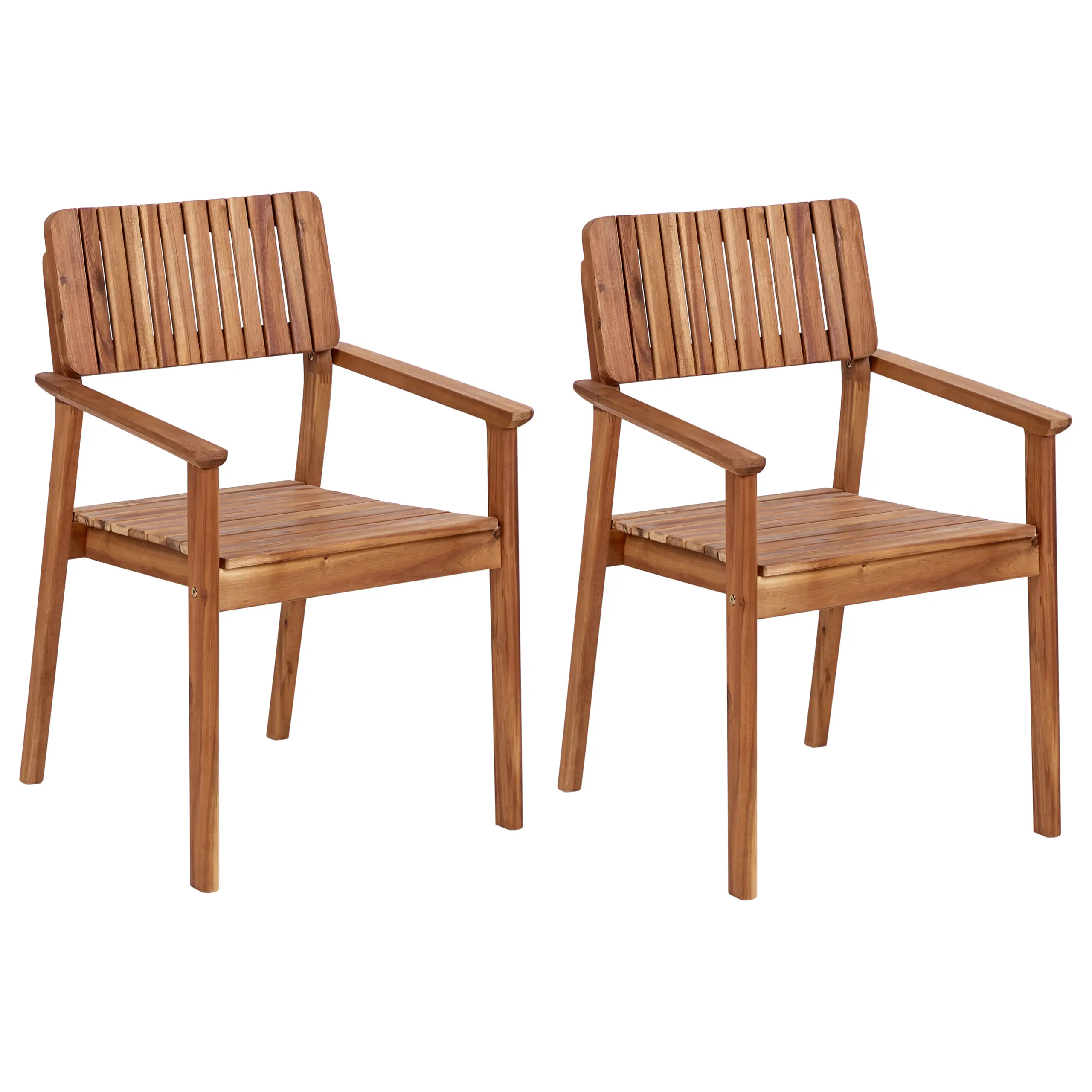 Chaise de jardin Acacia Marron AGELLO – Beliani