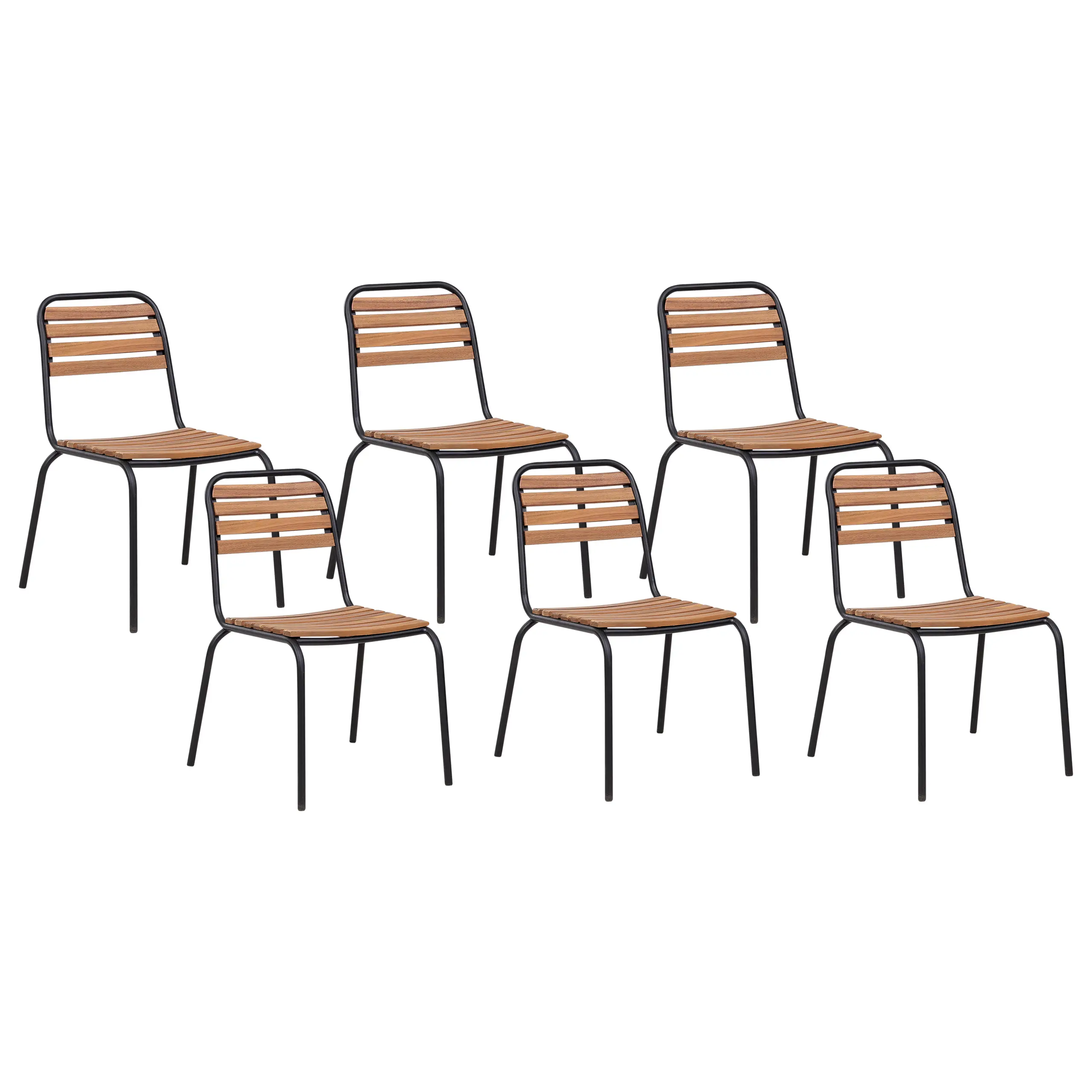 Chaise de jardin Acacia Marron VALLESE – Beliani