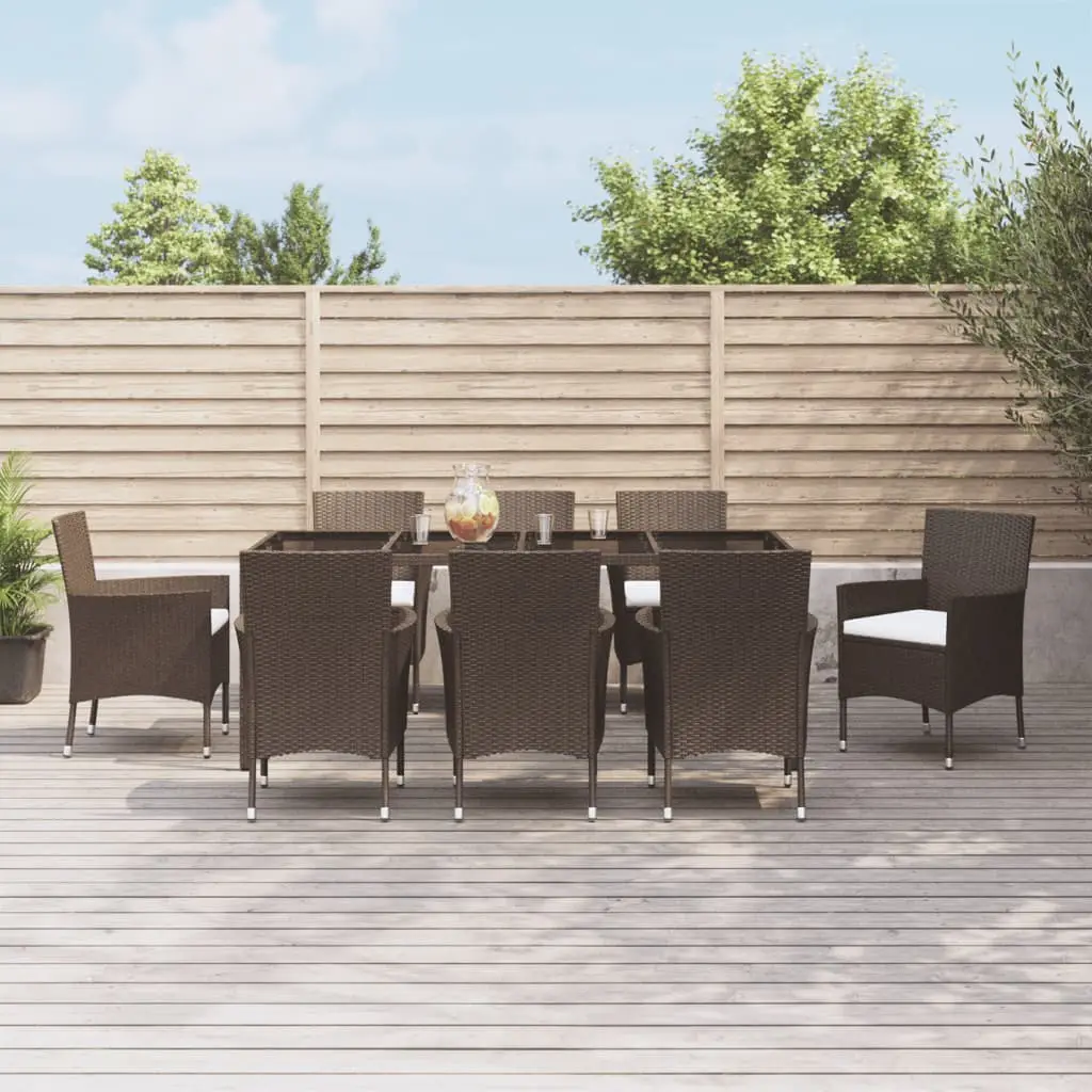 Ensemble de jardin Brun 190 X 90 cm – Prolenta Premium Brun