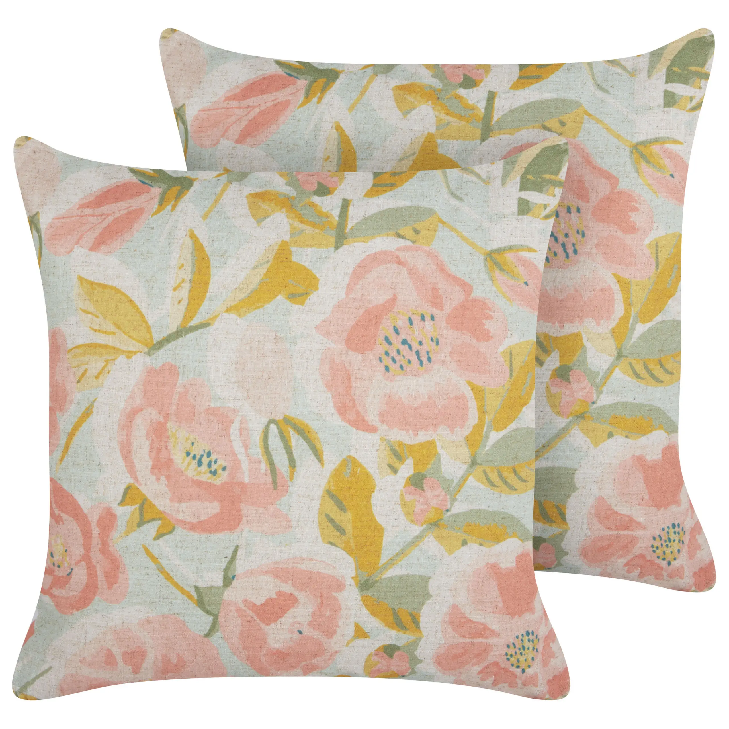 Coussin décoratif Polyester Rose ZAHRIYE – Beliani