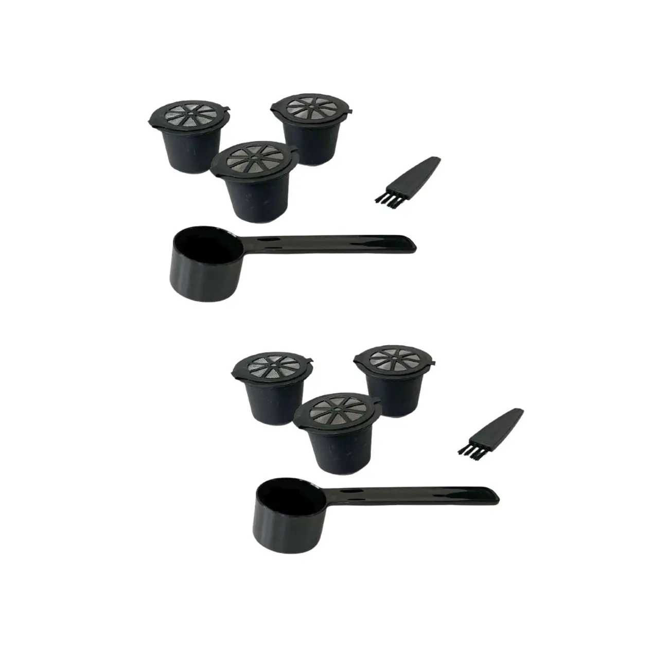 Ensemble de 2 Set de 3 capsules Nespresso réemployables Fackelmann Petit Déjeuner