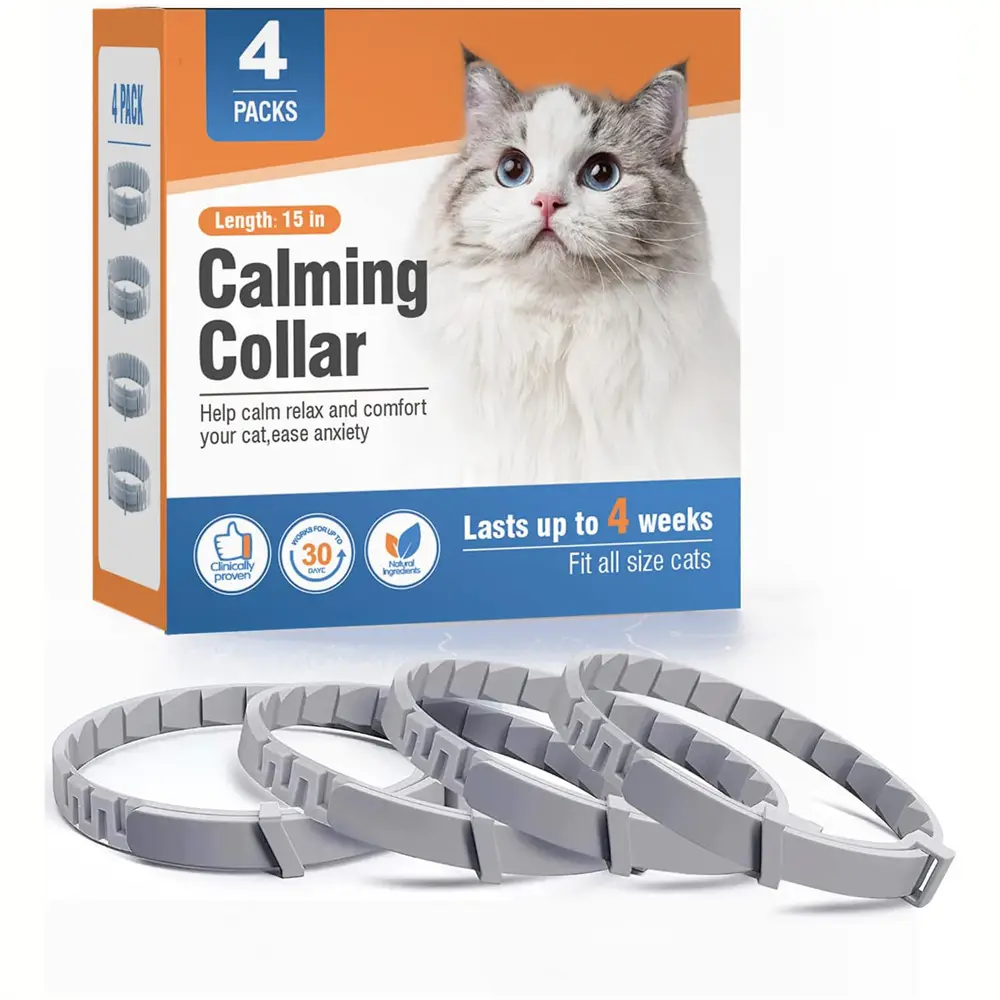 Ensemble de colliers apaisants pour chat 4 pièces MCBOSON