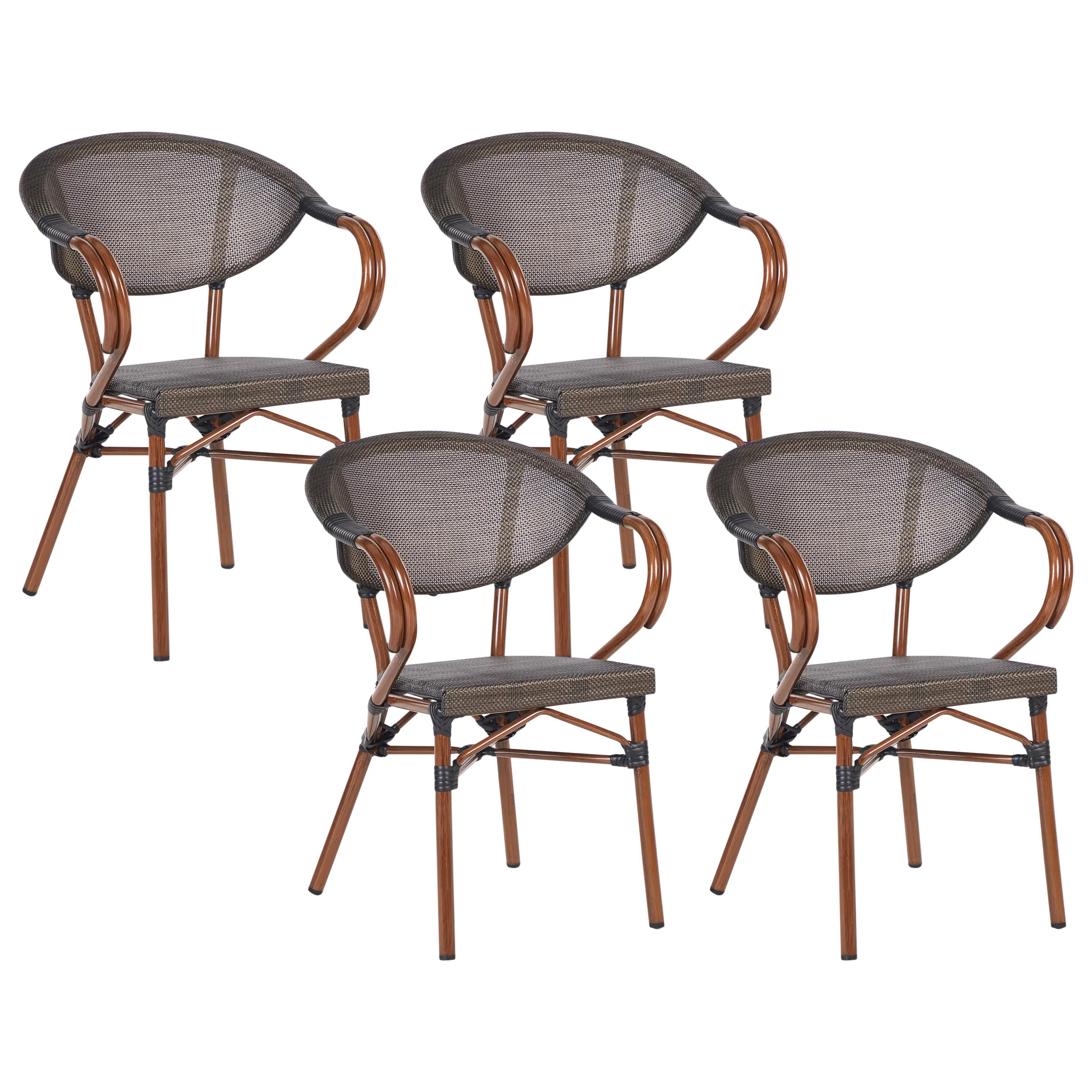 Chaise de jardin Aluminium Gris CASPRI II – Beliani