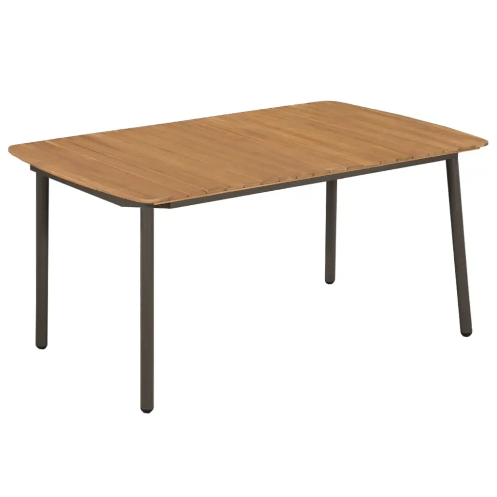 Ensemble de 5 pcs table de jardin avec chaises – mobilier de jardin Résine tressée Noir-JU2487