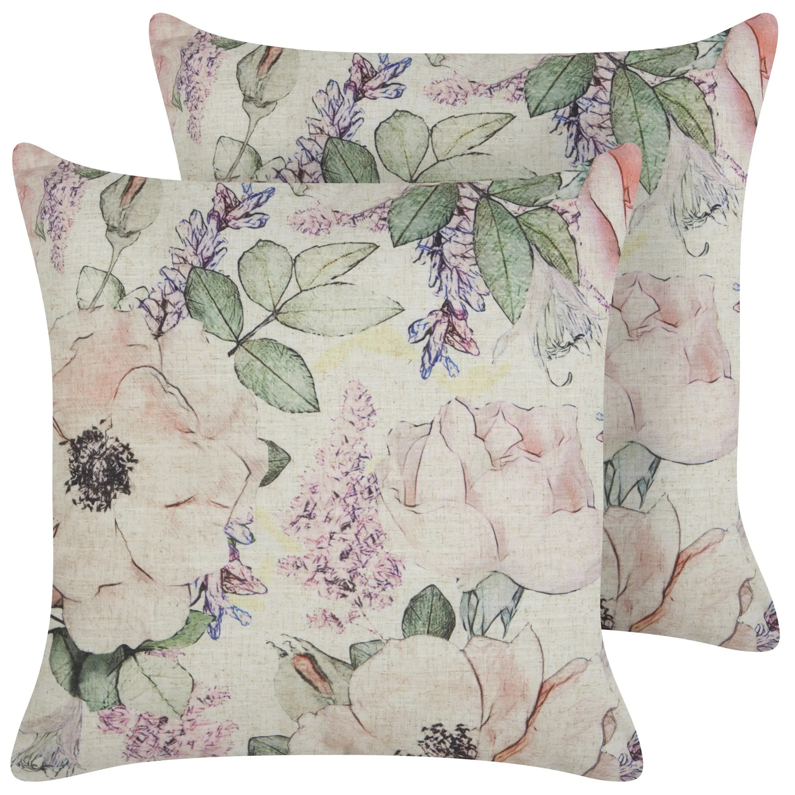 Coussin décoratif Polyester Violet ZAHRIYE – Beliani