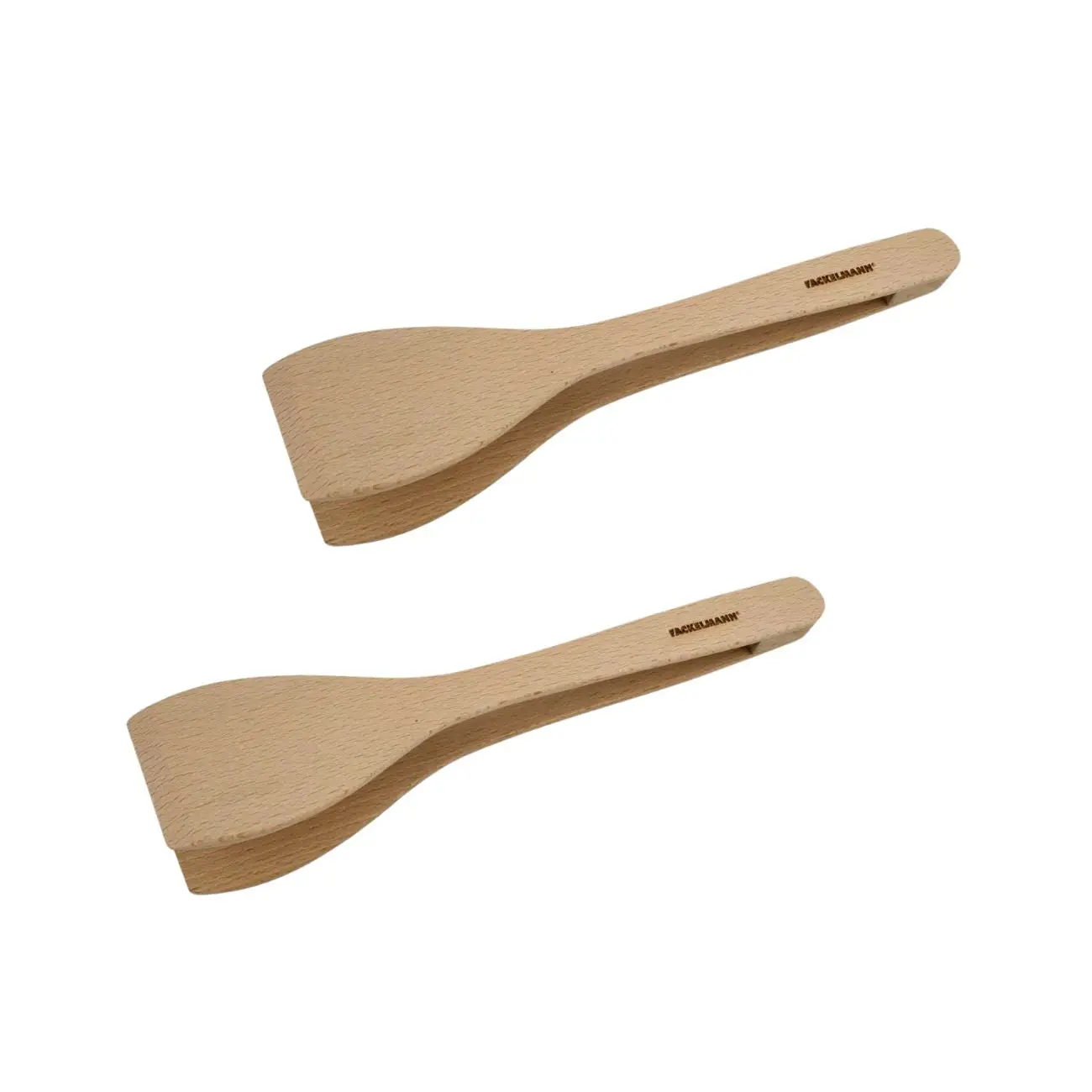 Set de 2 ustensiles de cuisine pince de cuisine Fackelmann Nature