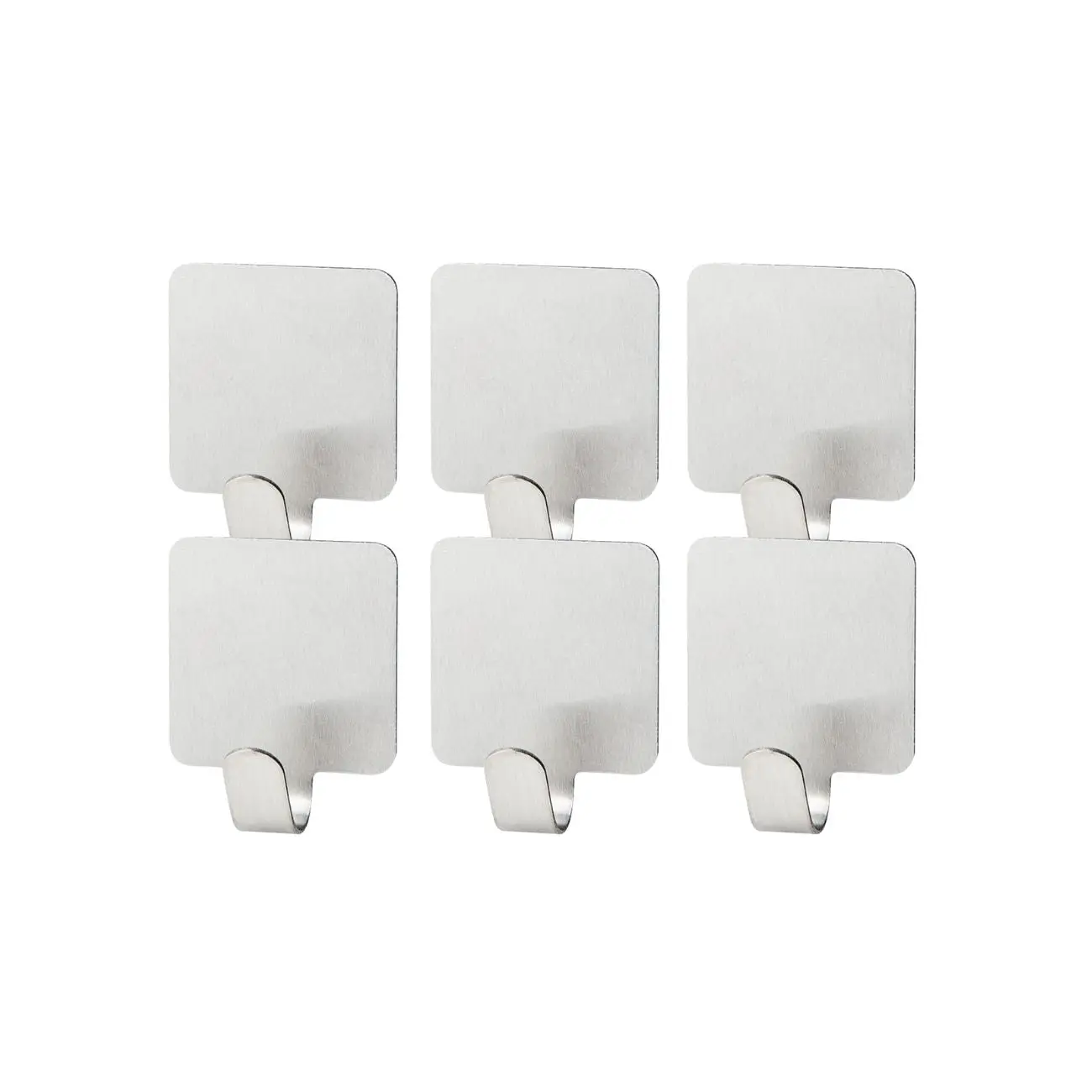 Lot de 6 crochets inox avec 6 ustensiles de cuisine Fackelmann Tecno