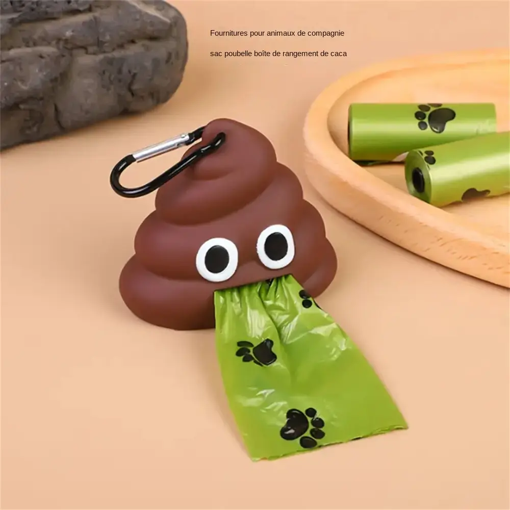 Ensemble de distributeur de sacs de caca pour chien, 2 pièces MCBOSON